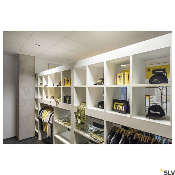 SLV NUMINOS DL XL Indoor LED recessed ceiling light white/chrome 3000K 20° gimballed rotating and pivoting 1003735