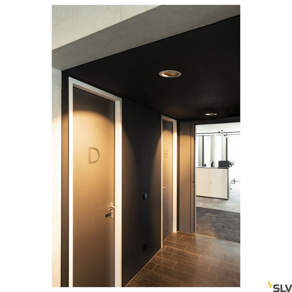 SLV NUMINOS DL XL Indoor LED recessed ceiling light black/white 3000K 40° gimballed rotating and pivoting 1003736