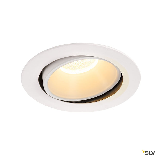 SLV NUMINOS DL XL Indoor LED recessed ceiling light white/white 3000K 55° gimballed rotating and pivoting 1003740