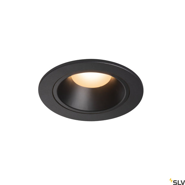 SLV NUMINOS DL S Indoor LED recessed ceiling light black/black 2700K 40° gimballed rotating and pivoting 1003772