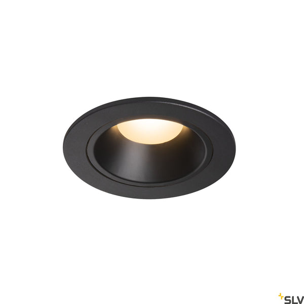 SLV NUMINOS DL S Indoor LED recessed ceiling light black/black 3000K 40° 1003796