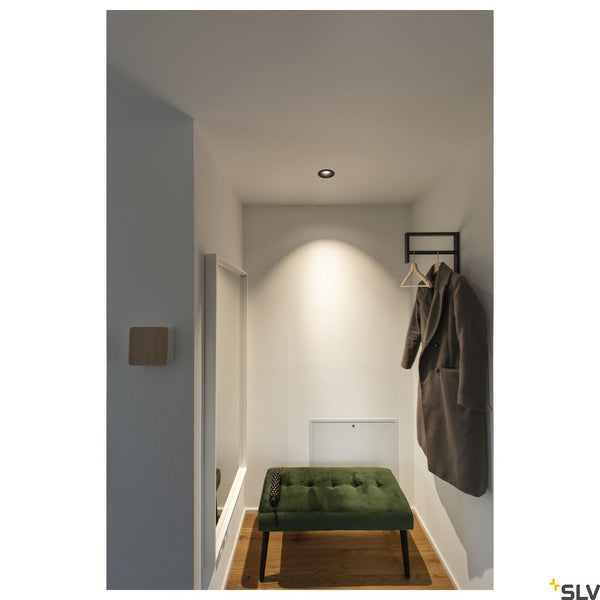 SLV NUMINOS DL S Indoor LED recessed ceiling light black/black 3000K 40° 1003796