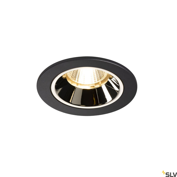 SLV NUMINOS DL S Indoor LED recessed ceiling light black/chrome 3000K 40° 1003798