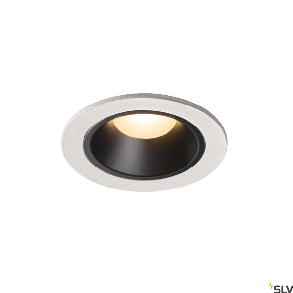 SLV NUMINOS DL S Indoor LED recessed ceiling light white/black 3000K 40° 1003808