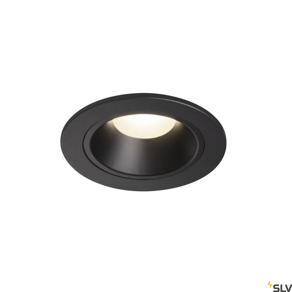 SLV NUMINOS DL S Indoor LED recessed ceiling light black/black 4000K 55° 1003823