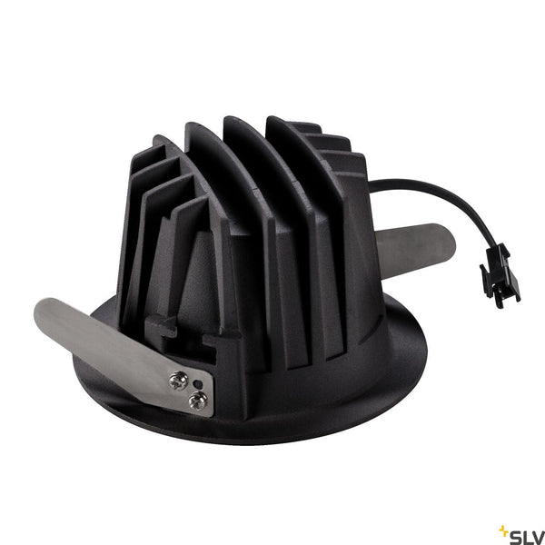 SLV NUMINOS DL M Indoor LED recessed ceiling light black/black 2700K 20° gimballed rotating and pivoting 1003841