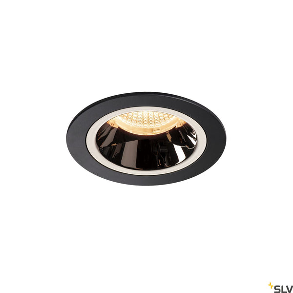 SLV NUMINOS DL M Indoor LED recessed ceiling light black/chrome 2700K 20° 1003843