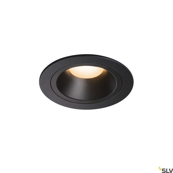 SLV NUMINOS DL M Indoor LED recessed ceiling light black/black 2700K 40° 1003844