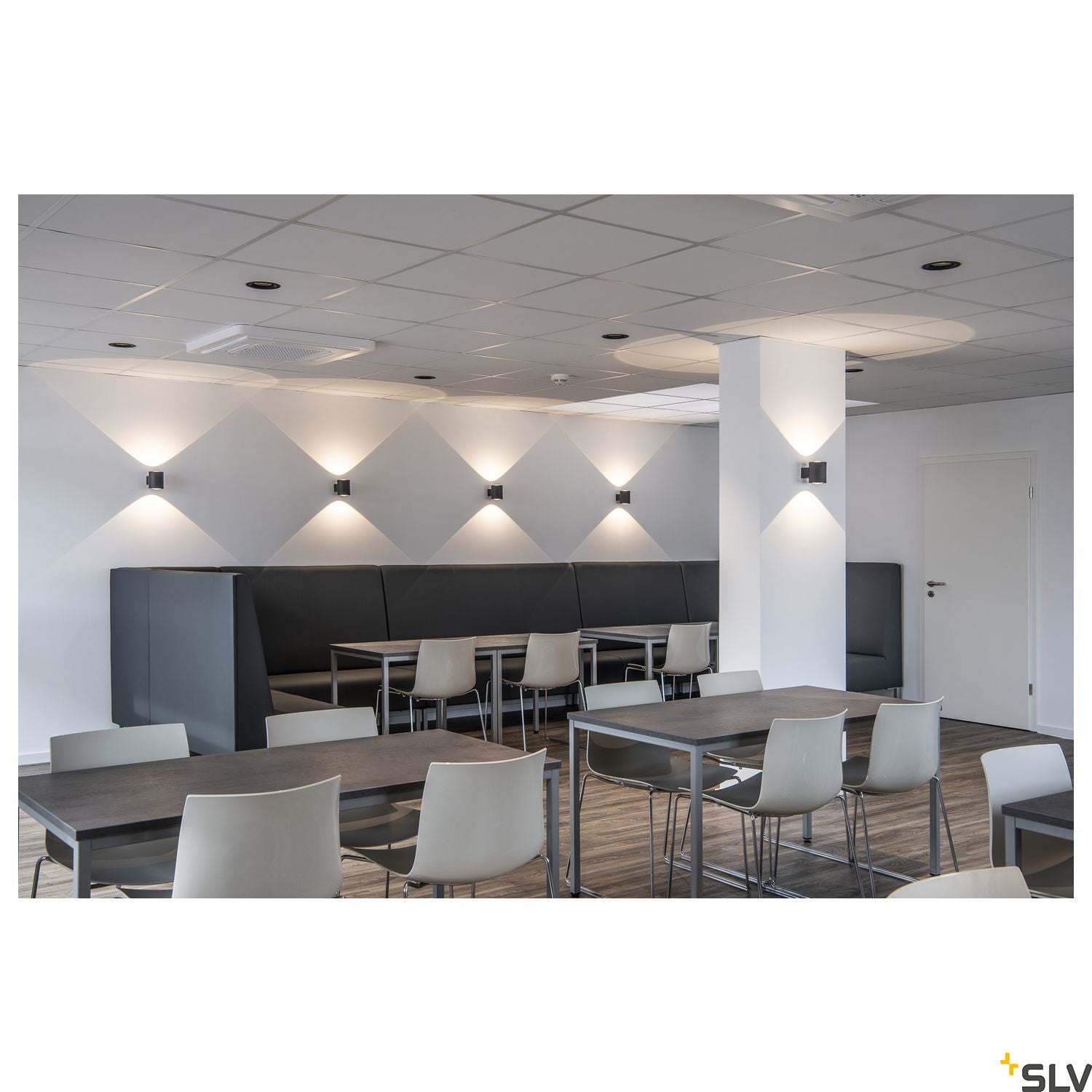 SLV OCULUS UP/DOWN WL Indoor LED wall-mounted light black 2000-3000K 1004670