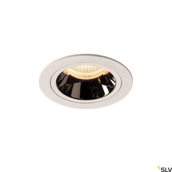 SLV NUMINOS DL M Indoor LED recessed ceiling light white/chrome 2700K 55° 1003861
