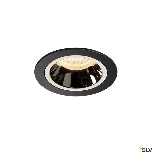 SLV NUMINOS DL M Indoor LED recessed ceiling light black/chrome 3000K 20° 1003867