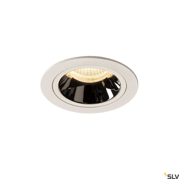SLV NUMINOS DL M Indoor LED recessed ceiling light white/chrome 3000K 55° 1003885