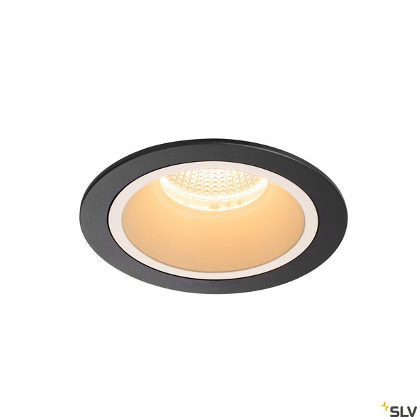 SLV NUMINOS DL L Indoor LED recessed ceiling light black/white 2700K 40° 1003917