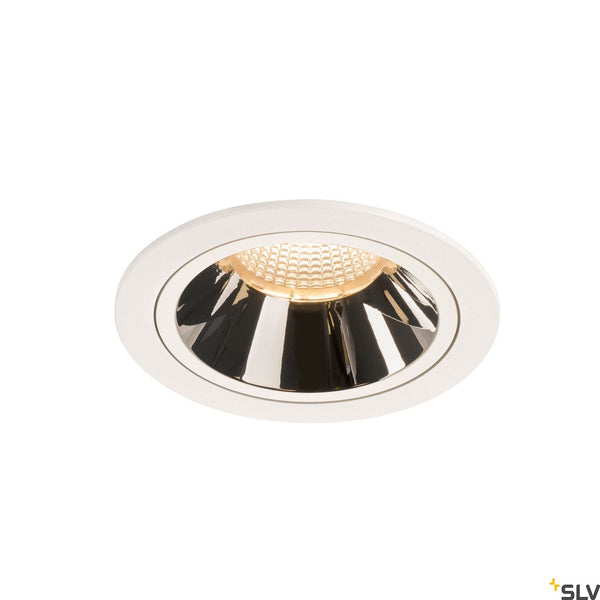 SLV NUMINOS DL L Indoor LED recessed ceiling light white/chrome 2700K 55° 1003933