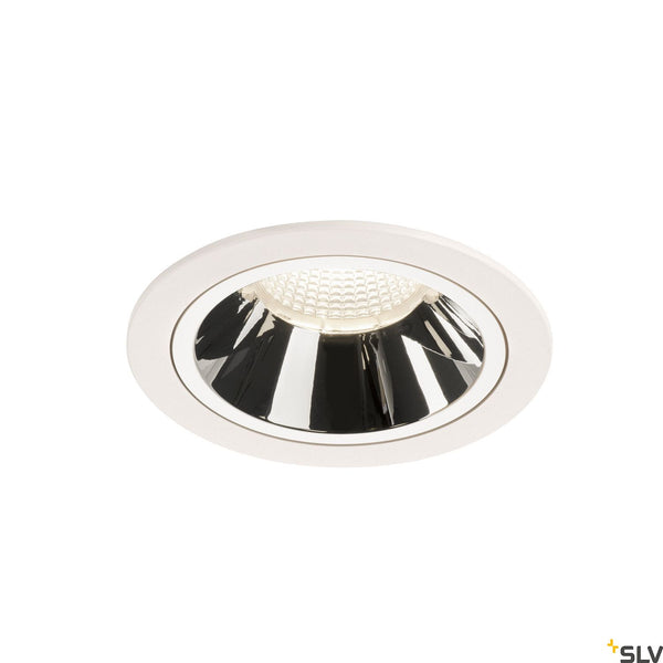 SLV NUMINOS DL L Indoor LED recessed ceiling light white/chrome 4000K 40° 1003978