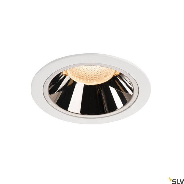 SLV NUMINOS DL XL Indoor LED recessed ceiling light white/chrome 2700K 55° 1004005