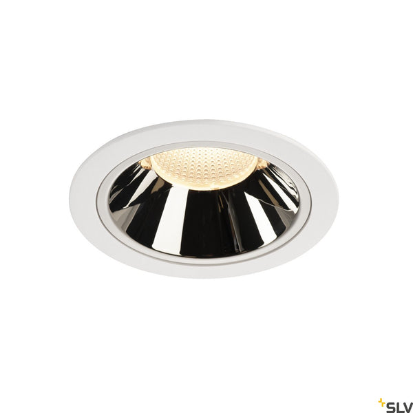 SLV NUMINOS DL XL Indoor LED recessed ceiling light white/chrome 3000K 40° 1004026