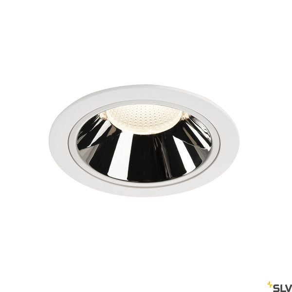 SLV NUMINOS DL XL Indoor LED recessed ceiling light white/chrome 4000K 40° 1004050
