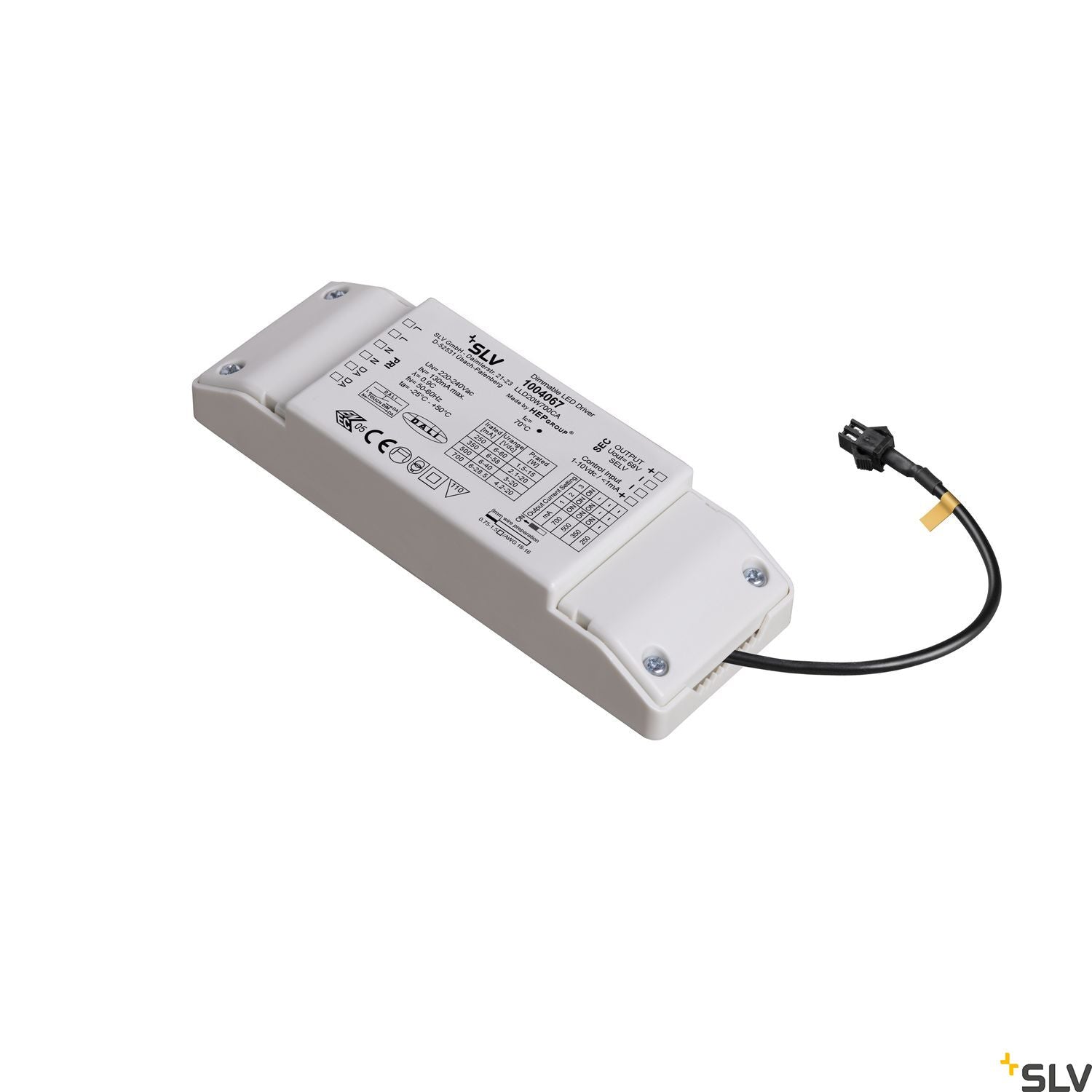 SLV LED driver 1.2-20W 250/350/500/700mA DALI 1004067