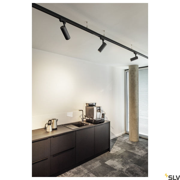 SLV NUMINOS Dimmable 3 phase system light black/black 3000K 24° 1004082