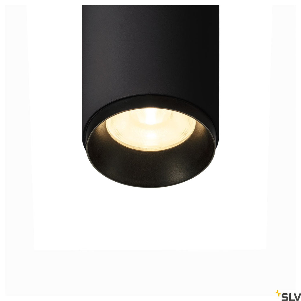 SLV NUMINOS SPOT PHASE S Indoor LED recessed ceiling light black/black 3000K 60° 1004108