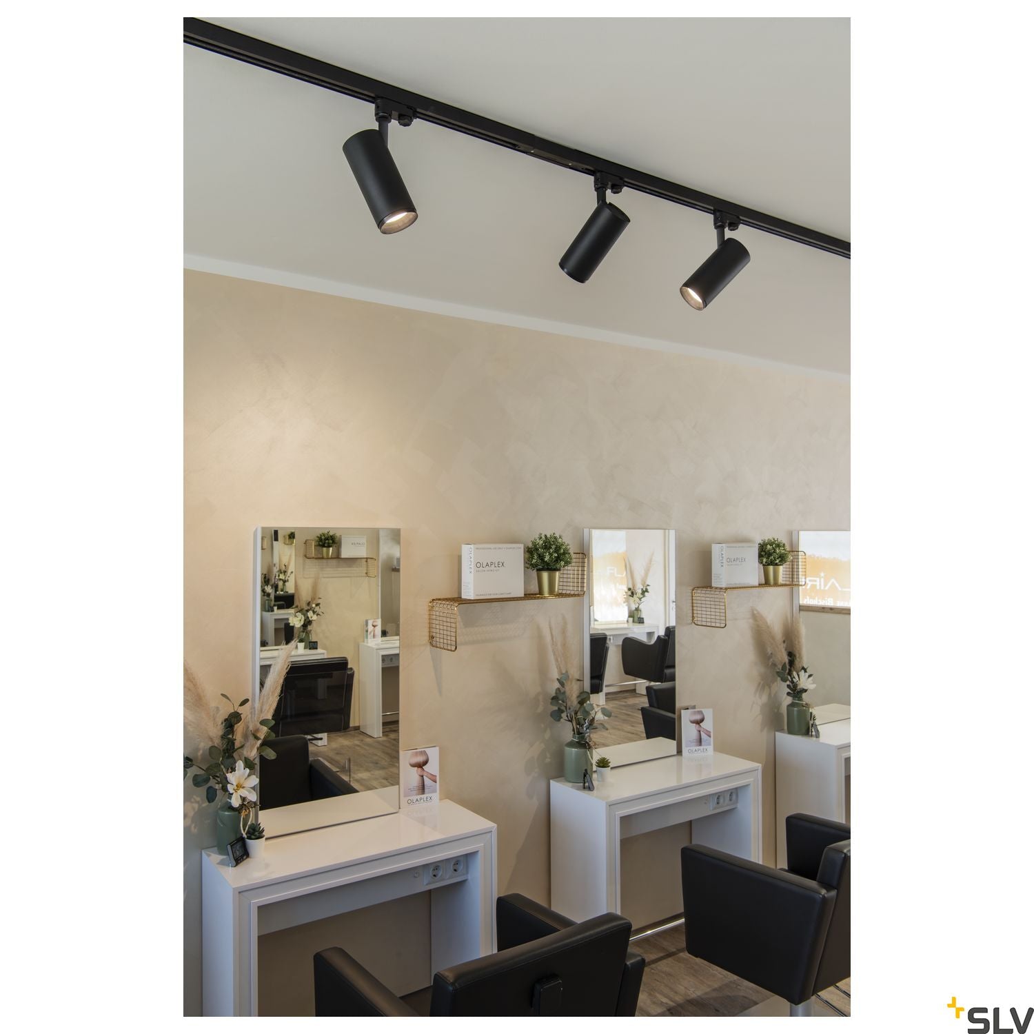 SLV 3~ NUMINOS Dimmable  3 phase system light black/black 3000K 36° 1004179