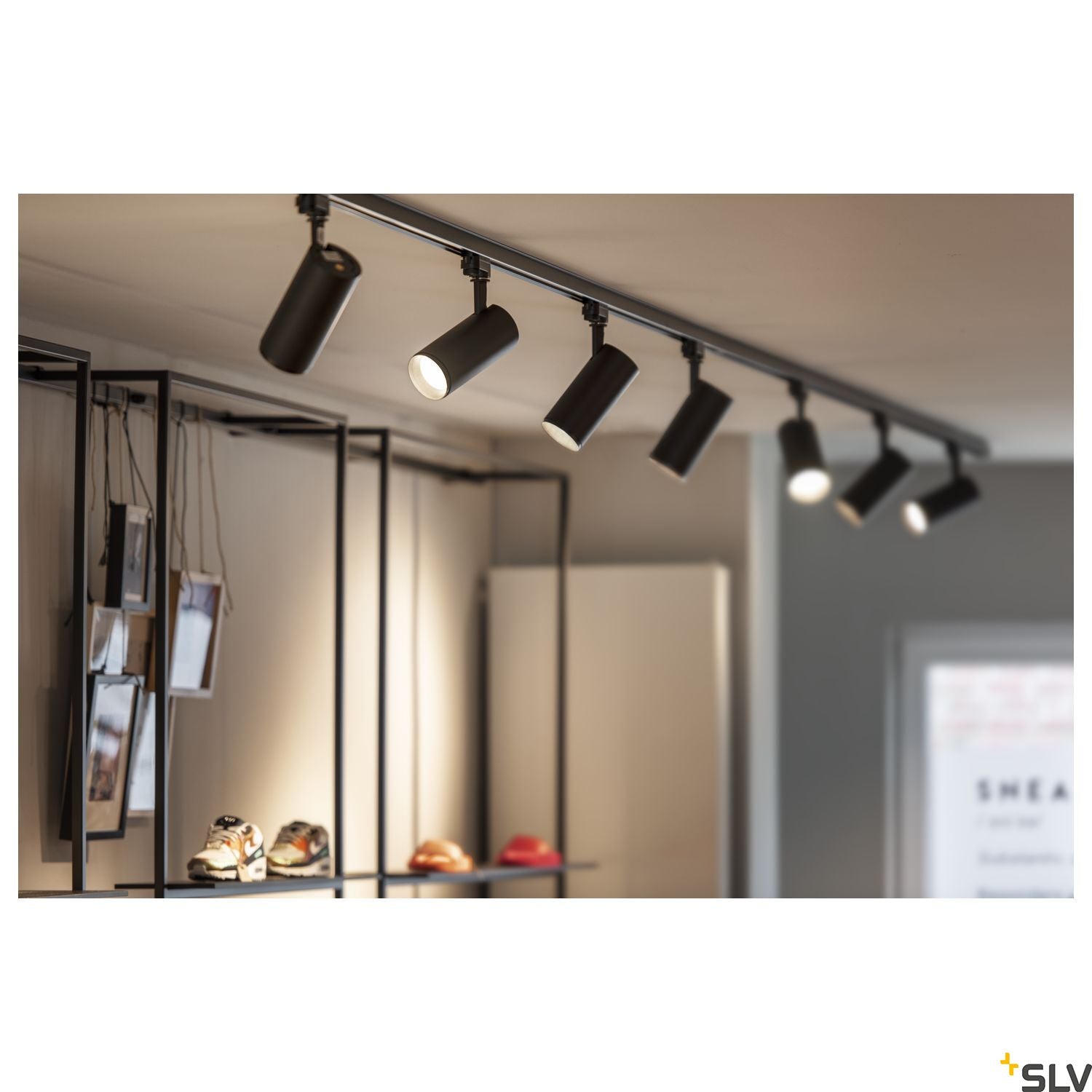 SLV 3~ NUMINOS Dimmable  3 phase system light black/black 3000K 36° 1004179
