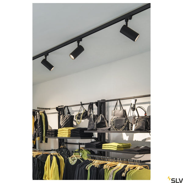 SLV 3~ NUMINOS Dimmable  3 phase system light black/black 4000K 60° 1004180