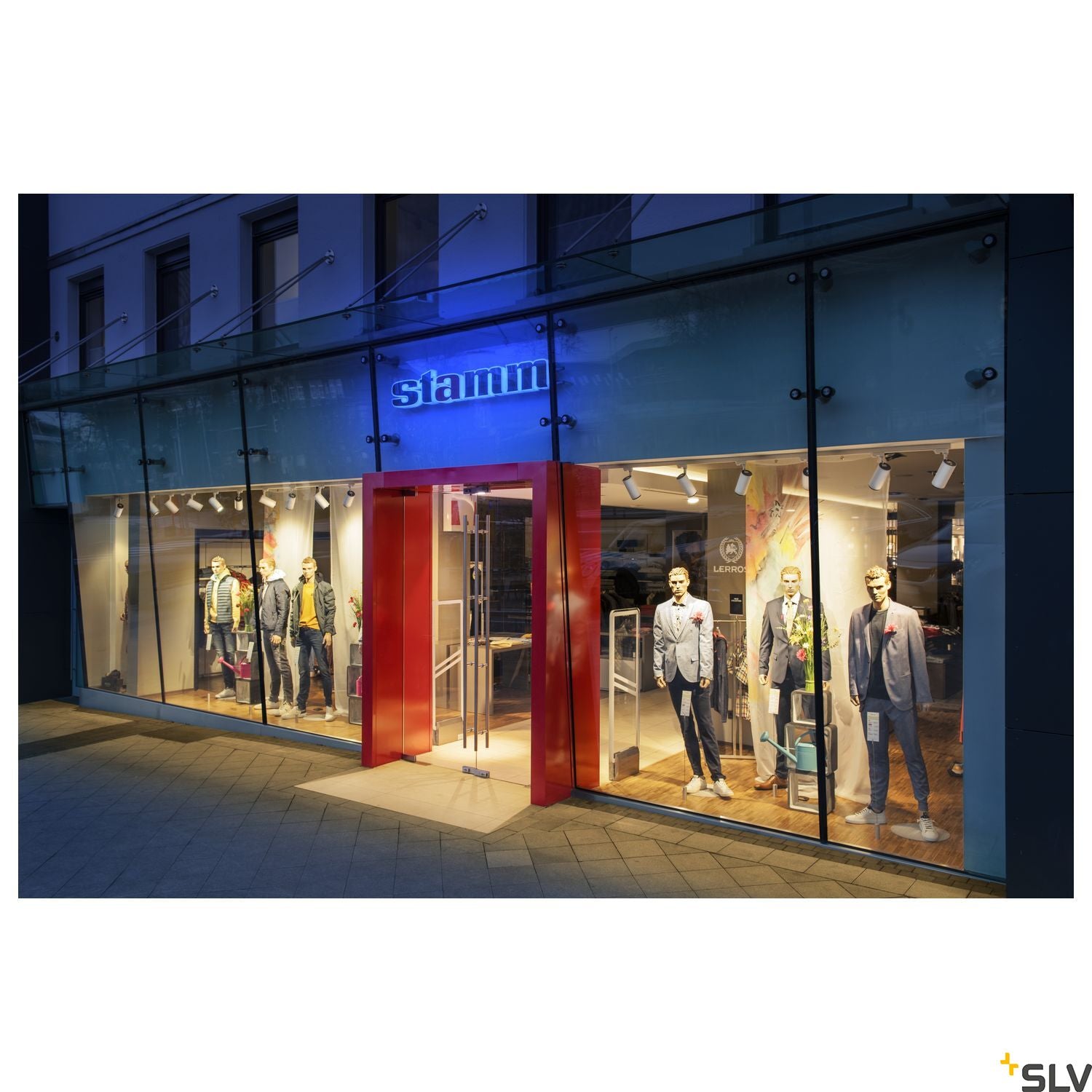 SLV 3~ NUMINOS Dimmable  3 phase system light white/black 3000K 36° 1004183