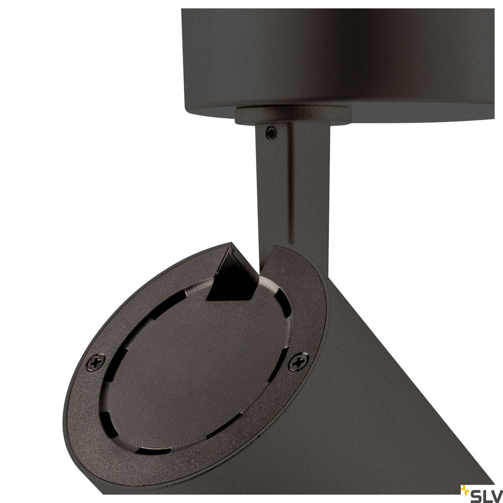SLV NUMINOS SPOT Dimmable Indoor LED recessed ceiling light black/black 3000K 36° 1004203