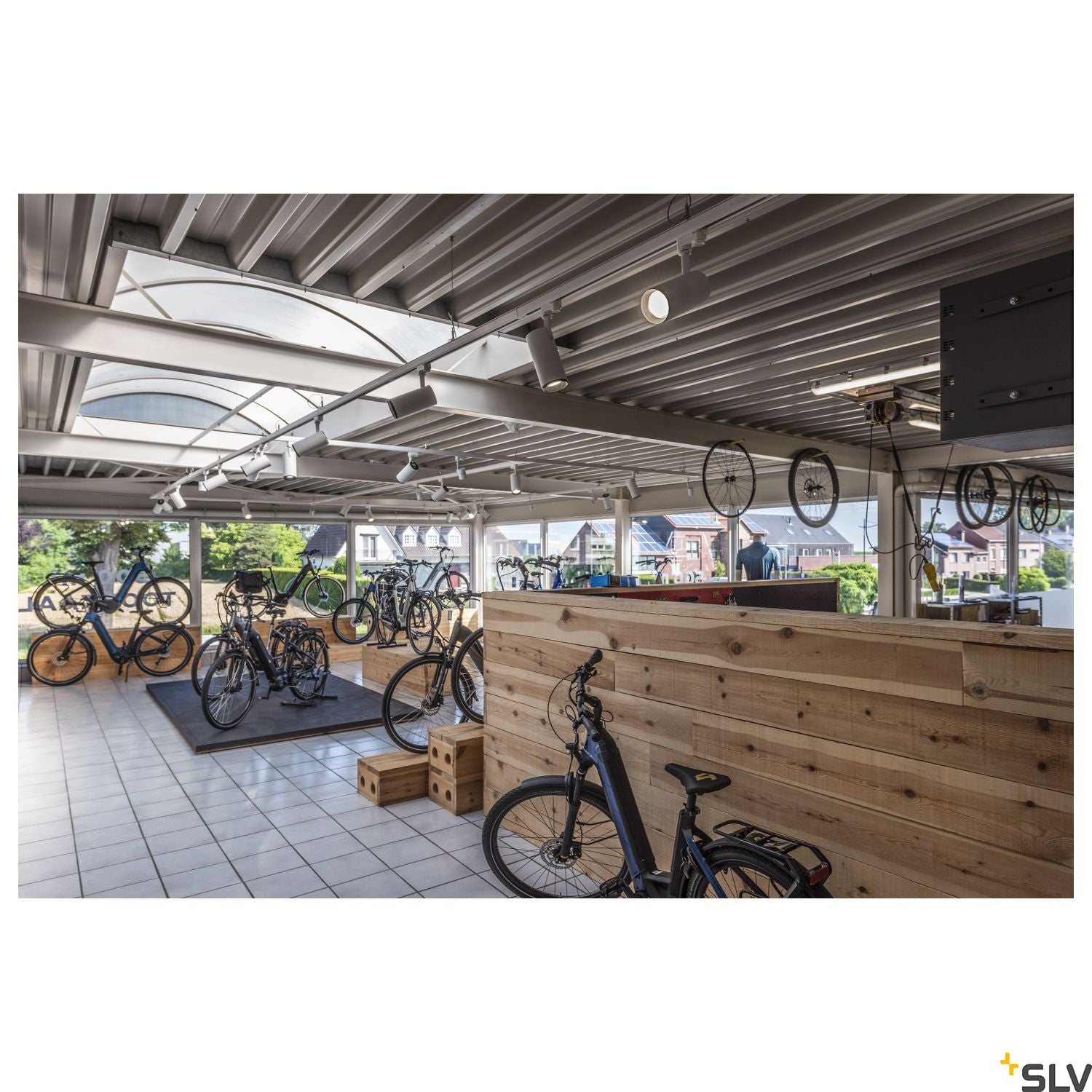 SLV 3~ NUMINOS Dimmable   3 phase system light whitek/black 4000K 24° 1004286