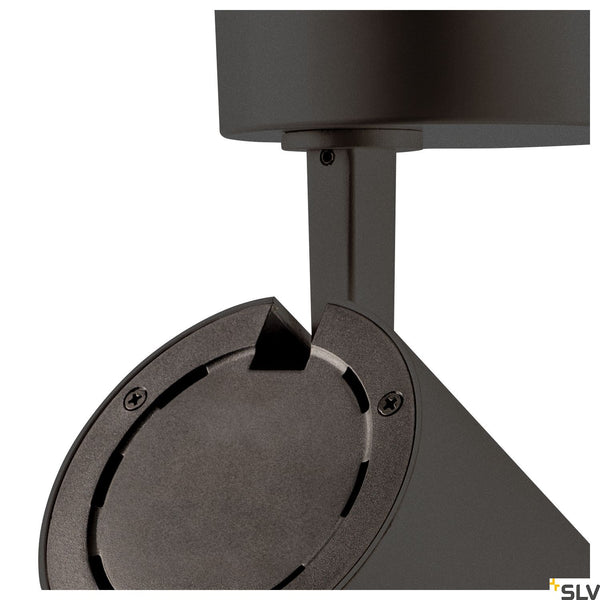 SLV NUMINOS SPOT PHASE L Indoor LED recessed ceiling light black/black 4000K 36° 1004307