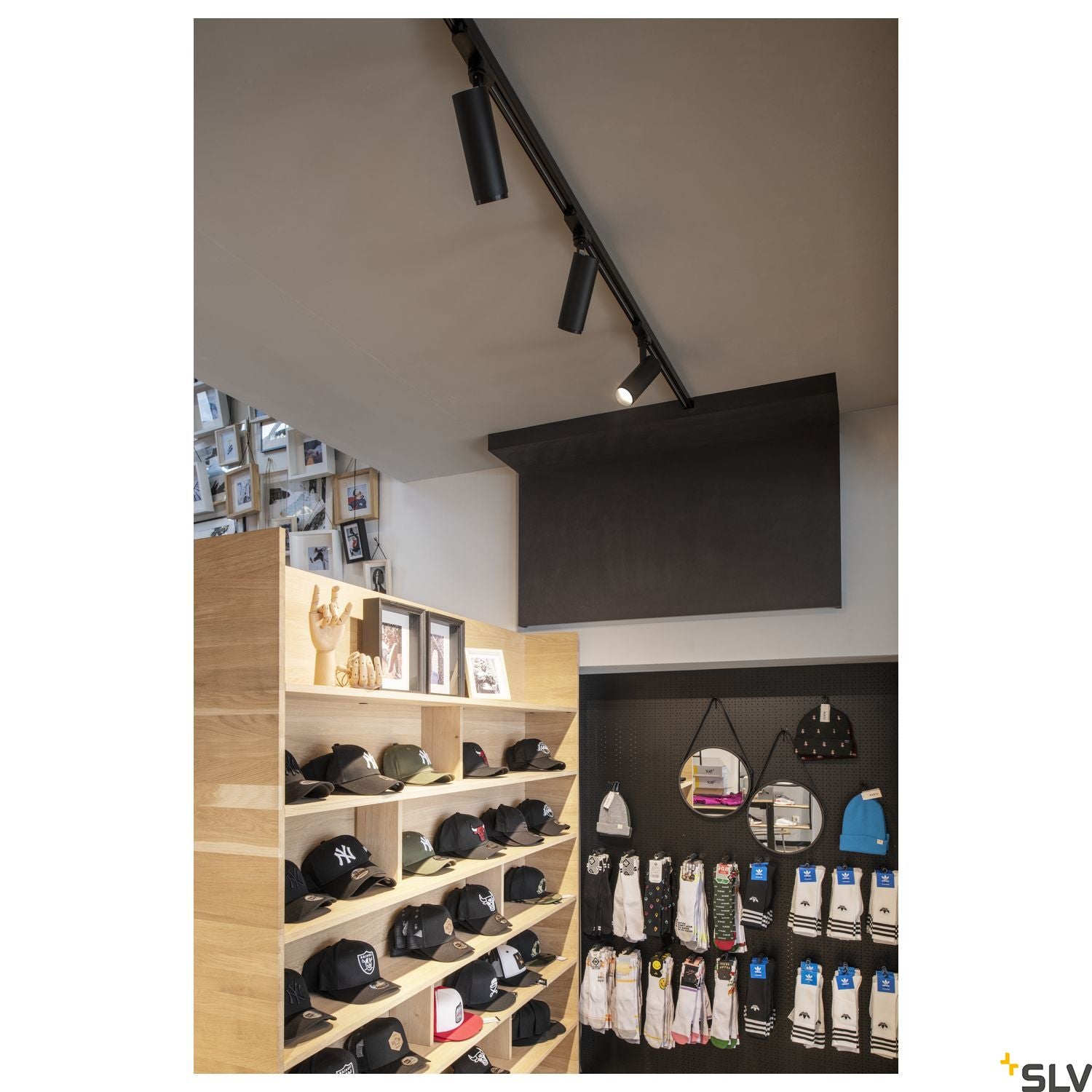 SLV NUMINOS Dali Dimmable 3 phase system light black/black 3000K 60° 1004372