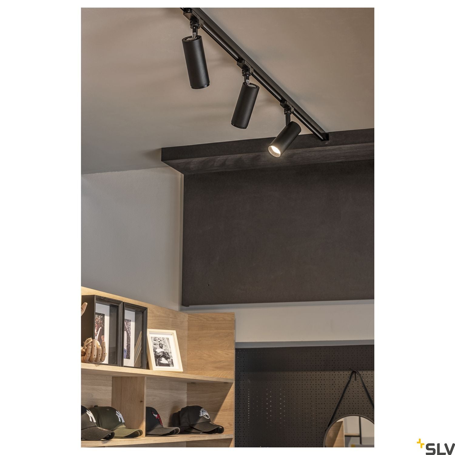 SLV NUMINOS Dali Dimmable 3 phase system light black/black 3000K 60° 1004372