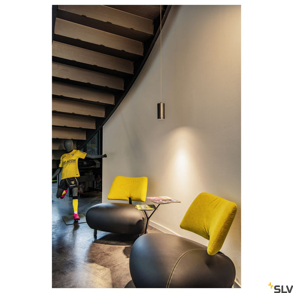 SLV NUMINOS PD DALI M Indoor LED pendant light black/black 3000K 36° 1004539