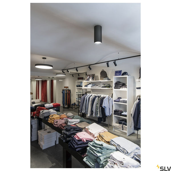 SLV NUMINOS CL DALI L Indoor LED recessed ceiling light black/black 3000K 60° 1004612