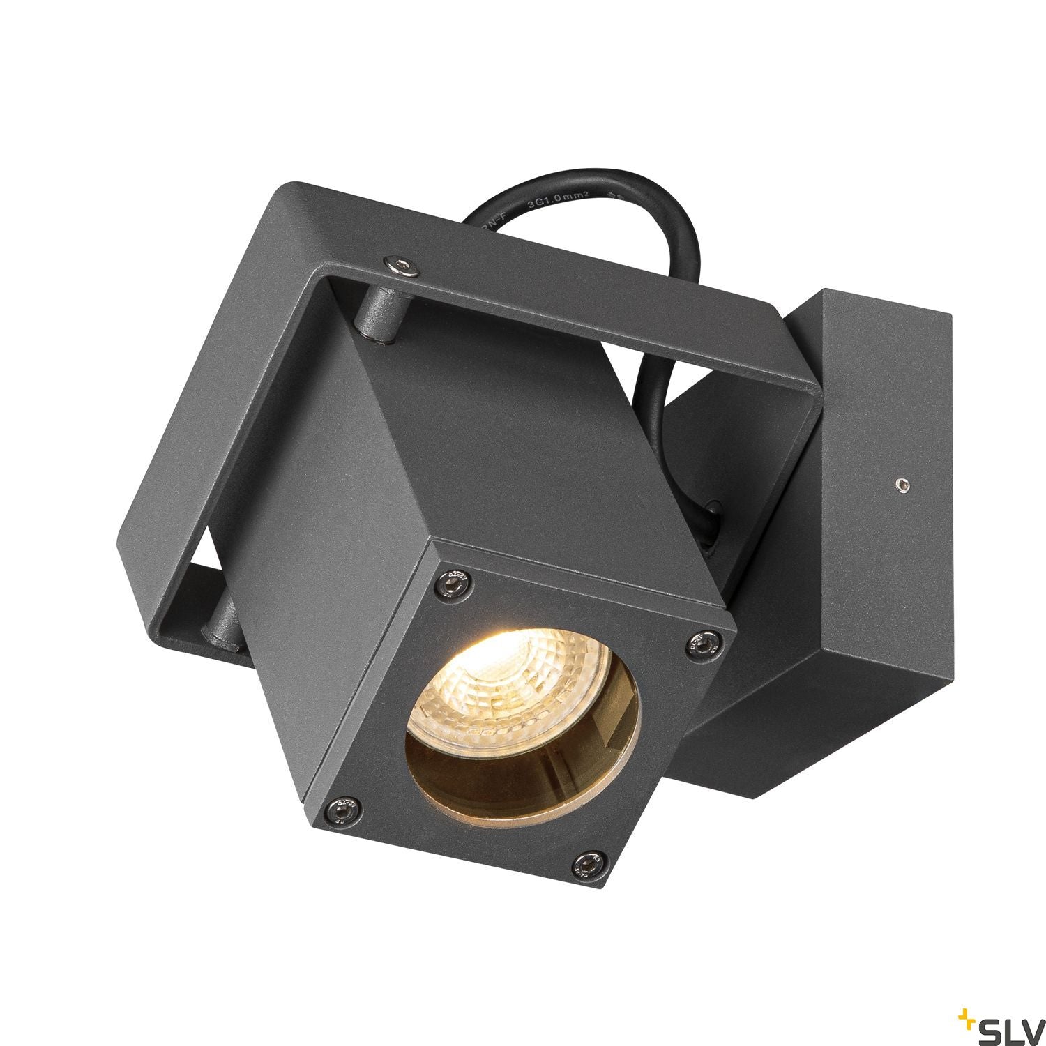 SLV THEO BRACKET CW outdoor wall and ceiling-mounted light QPAR51 anthracite 1004653