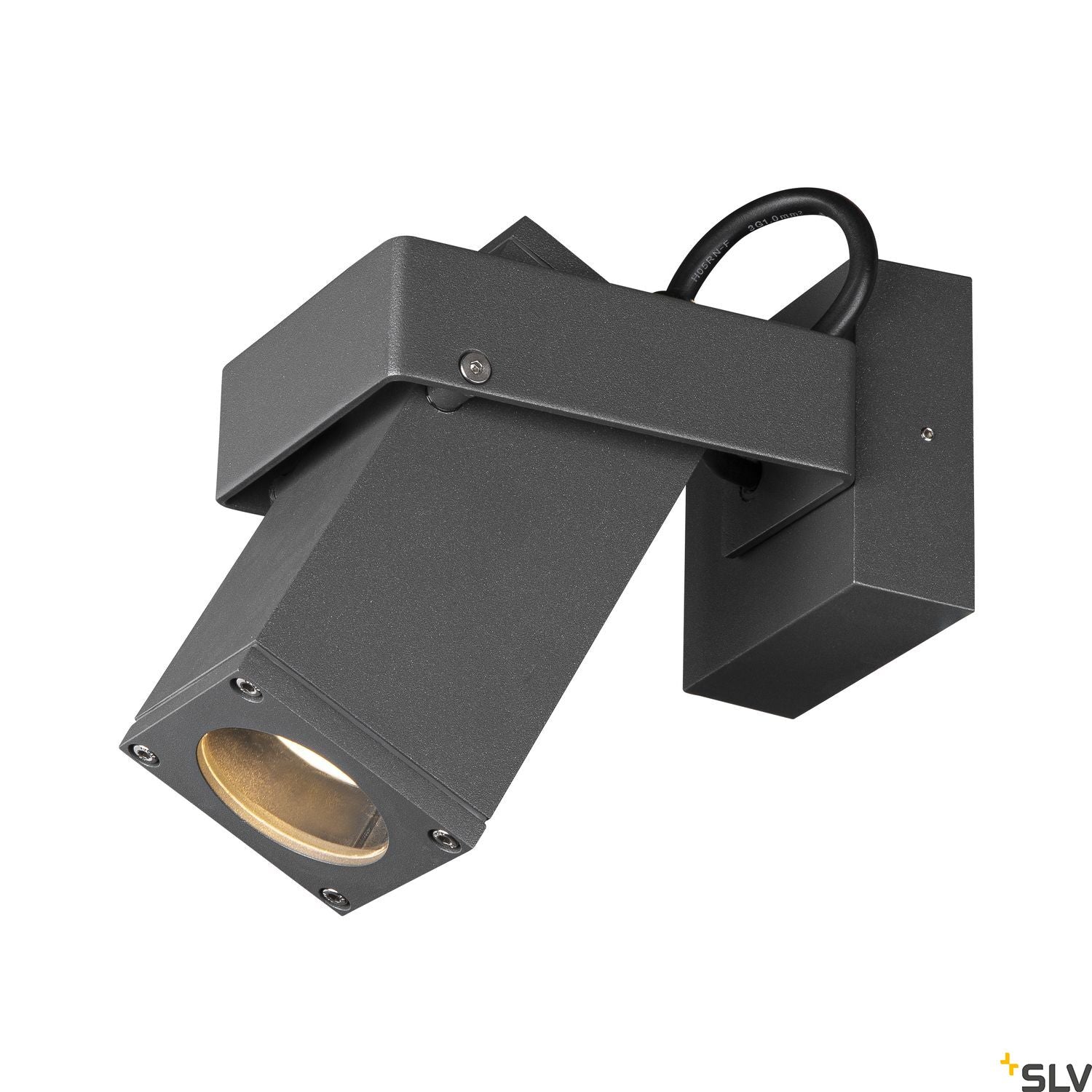 SLV THEO BRACKET CW outdoor wall and ceiling-mounted light QPAR51 anthracite 1004653