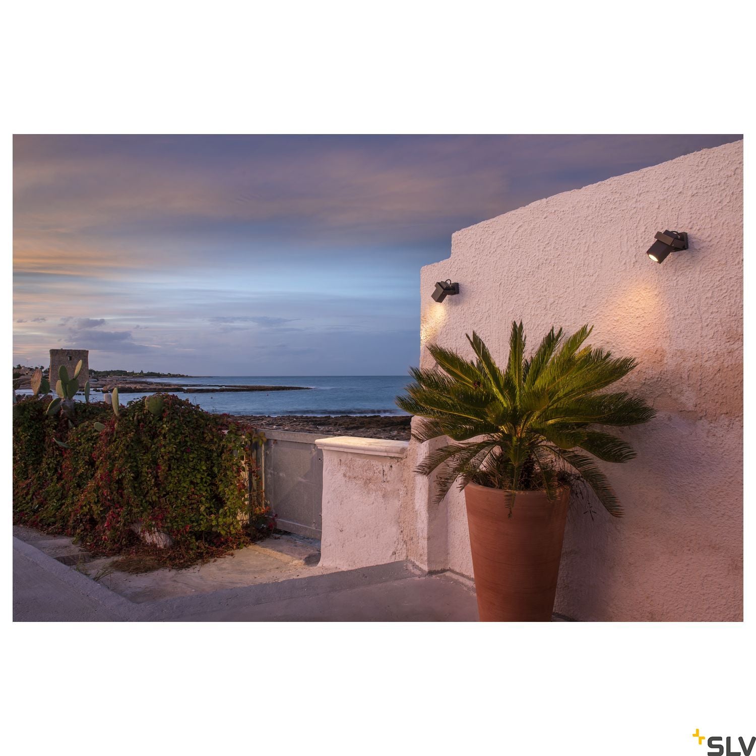SLV THEO BRACKET CW outdoor wall and ceiling-mounted light QPAR51 anthracite 1004653