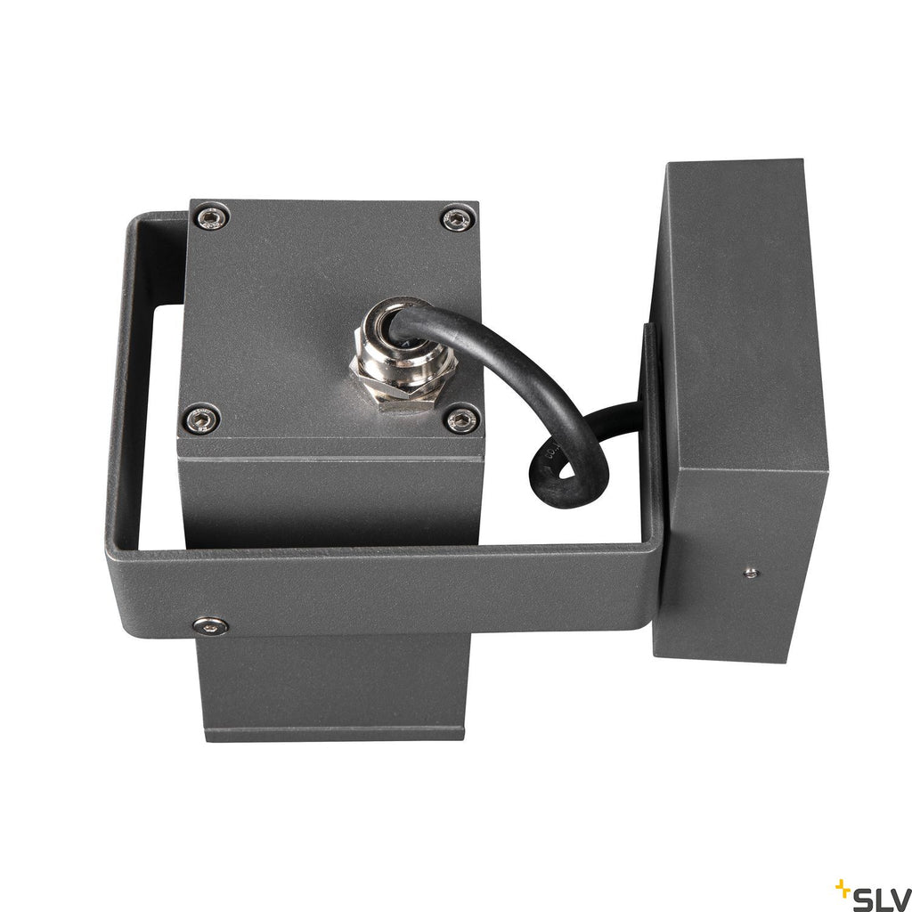 SLV THEO BRACKET CW outdoor wall and ceiling-mounted light QPAR51 anthracite 1004653