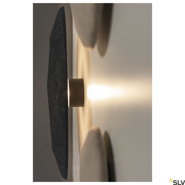 SLV MANA Wall bracket without lightbulb round anthracite 1004969