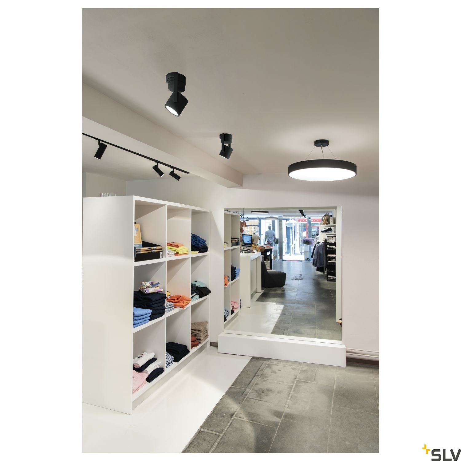 SLV OCULUS CW Indoor LED wall and ceiling mounted light black DIM-TO-WARM 2000-3000K 1004664