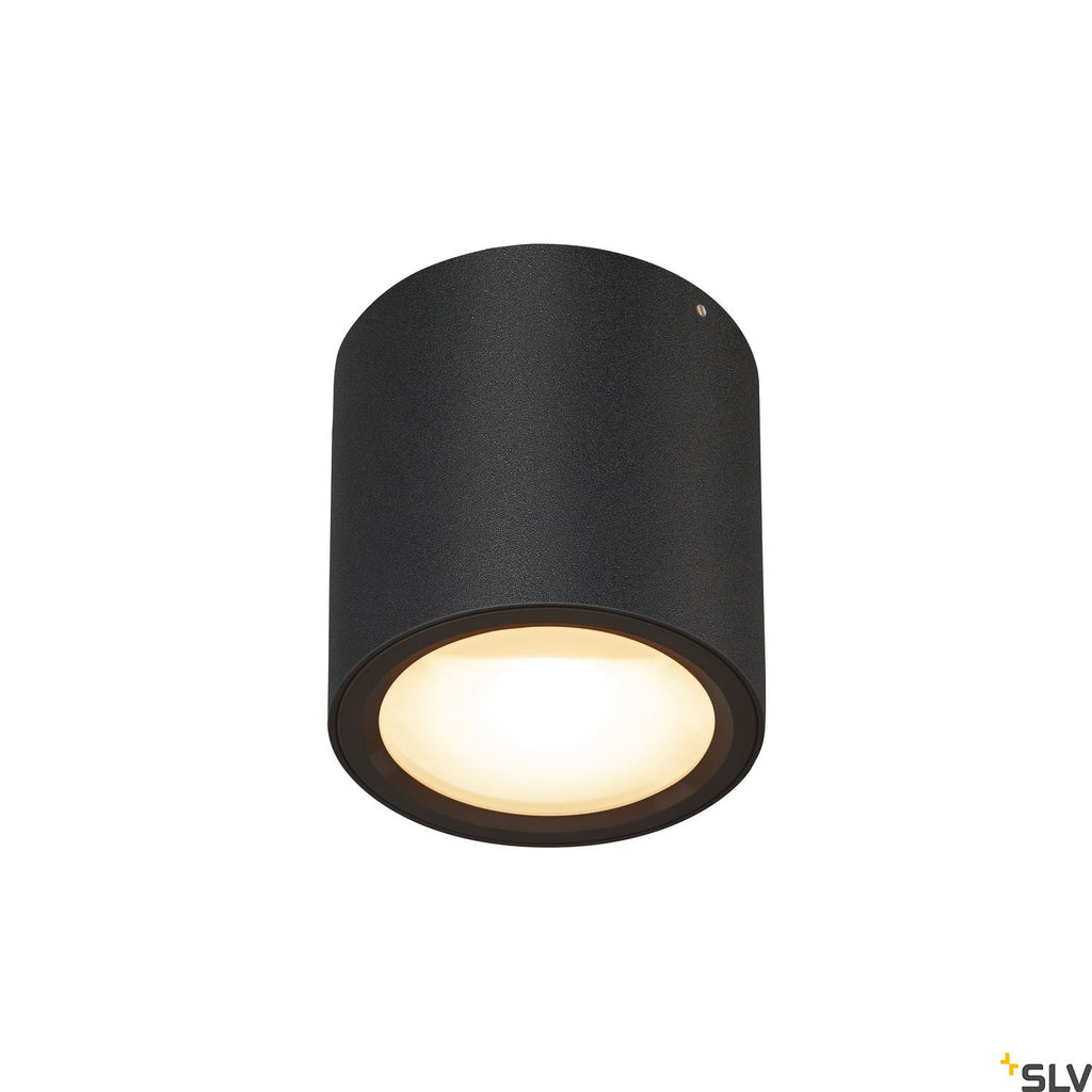 SLV OCULUS CL Indoor LED wall and ceiling mounted light black DIM-TO-WARM 2000-3000K 1004666