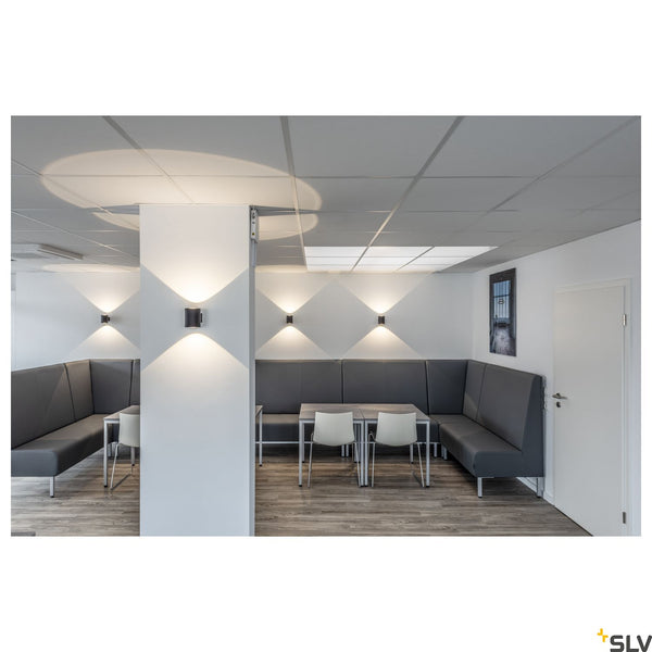 SLV OCULUS UP/DOWN WL Indoor LED wall-mounted light black 2000-3000K 1004670