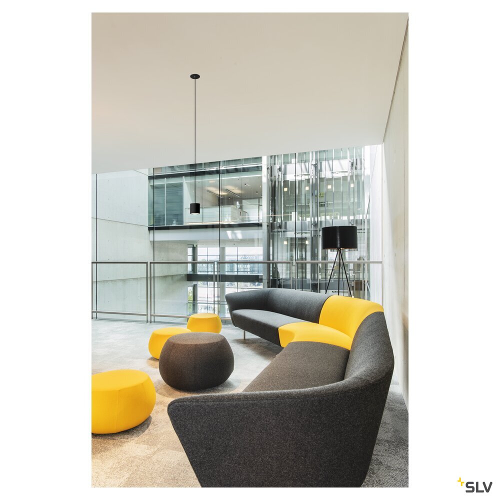 SLV FENDA, floor stand, A60, black, without shade, max. 40 W 155490