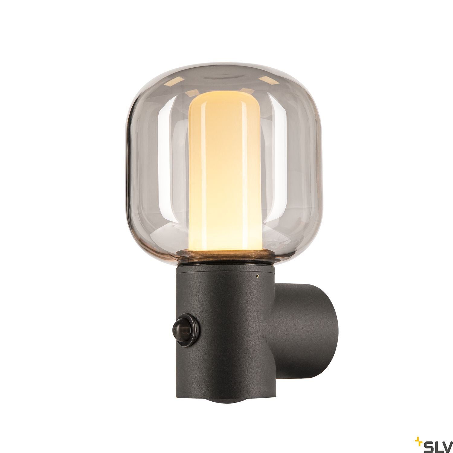SLV OVALISK WL Sensor Outdoor LED ceiling-mounted light anthracite CCT switch 3000/4000K 1004679