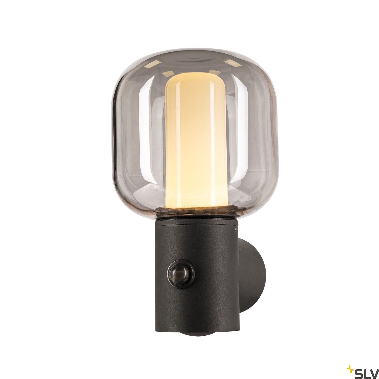 SLV OVALISK WL Sensor Outdoor LED ceiling-mounted light anthracite CCT switch 3000/4000K 1004679