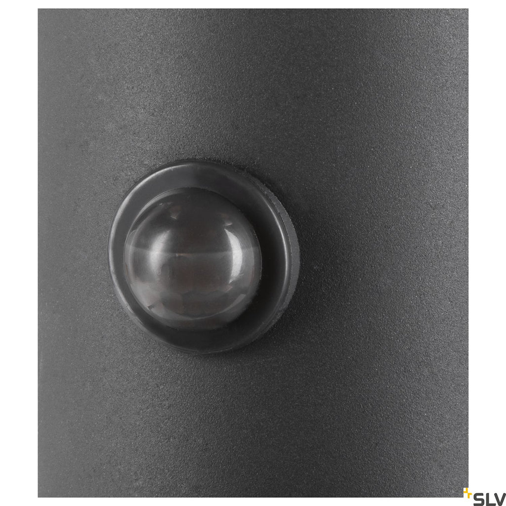 SLV OVALISK WL Sensor Outdoor LED ceiling-mounted light anthracite CCT switch 3000/4000K 1004679