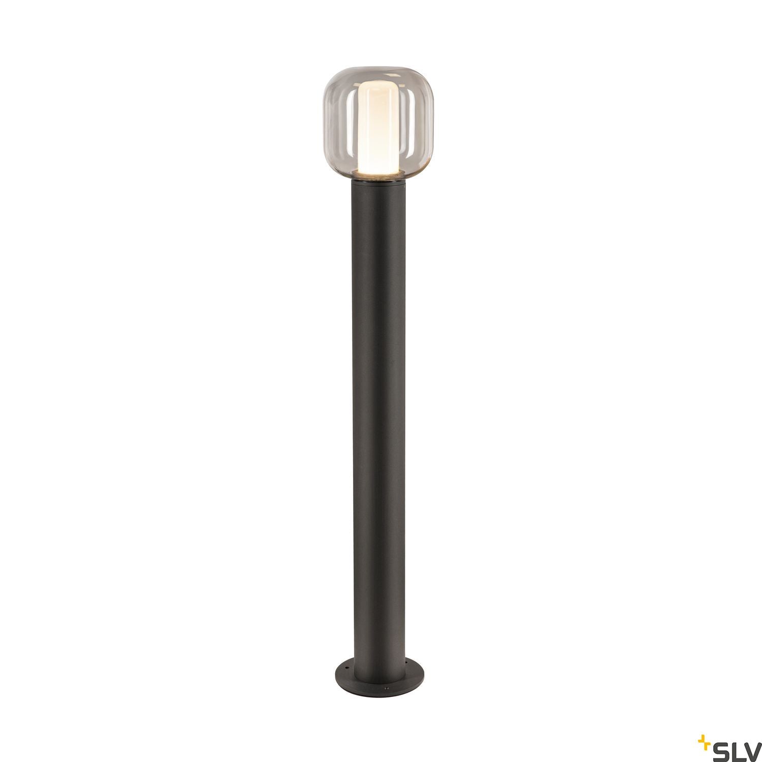 SLV OVALISK 100 FL Outdoor LED free-standing light anthracite CCT switch 3000/4000K 1004681