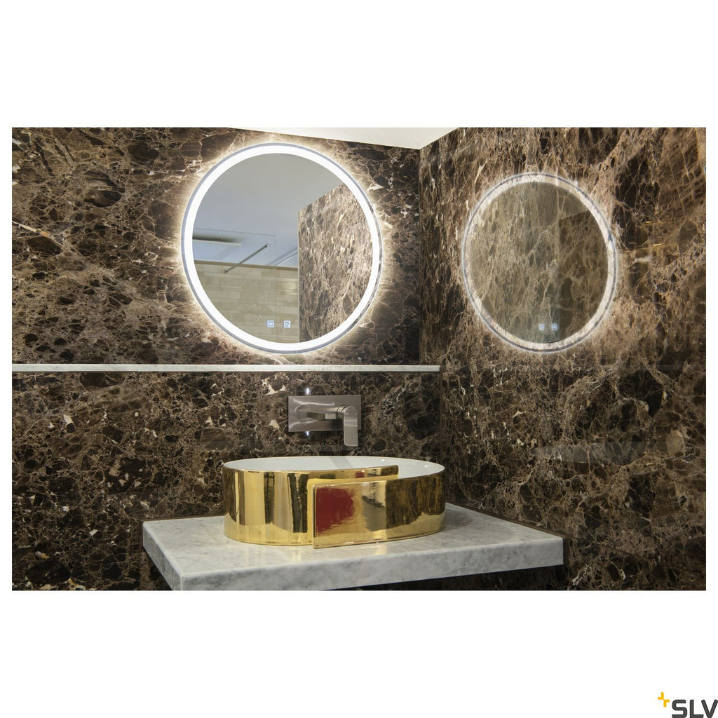 SLV TRUKKO WL Indoor LED wall-mounted light round aluminium 1004731